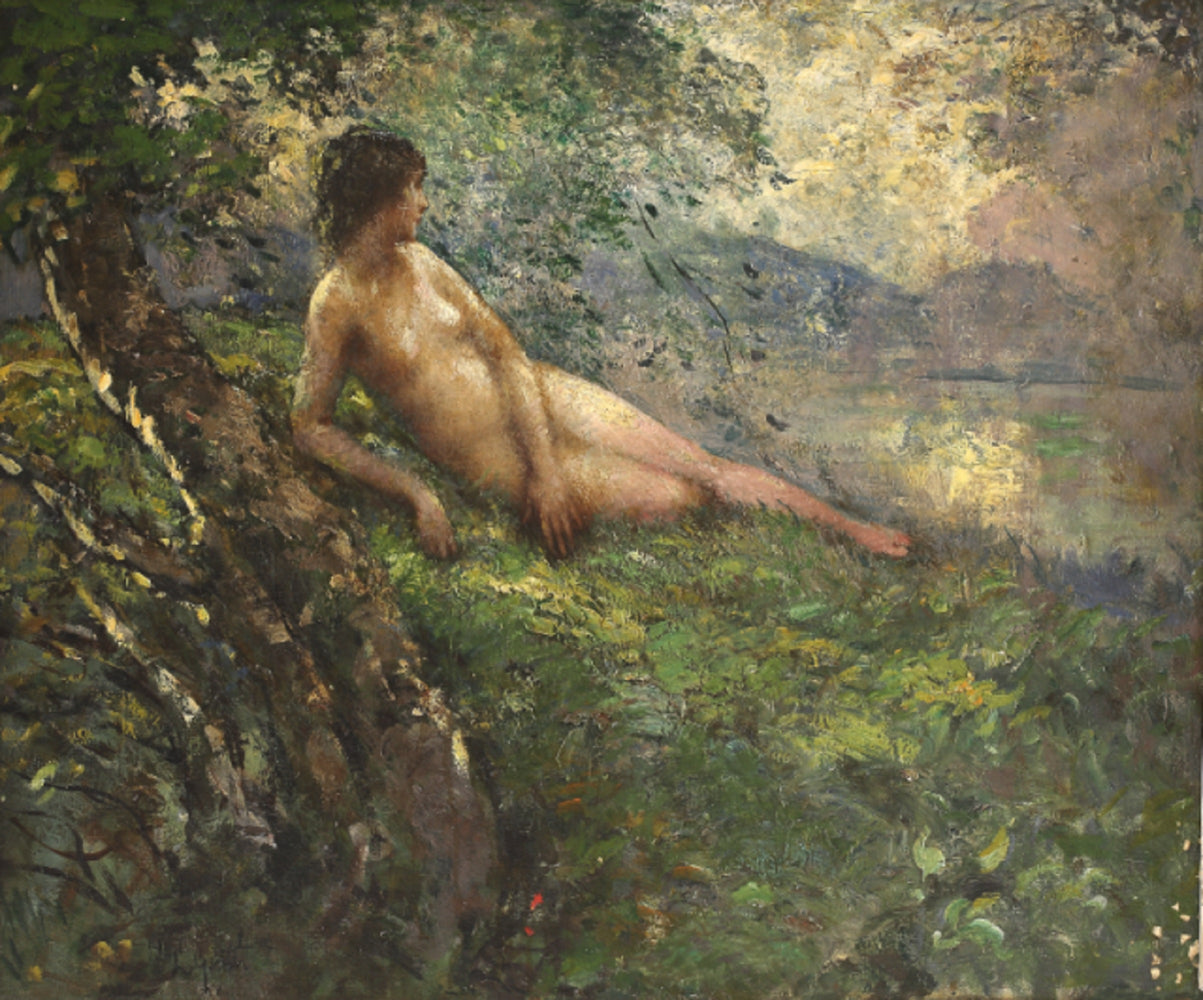 'Nude by a Stream' by Lillian Mathilde Genth