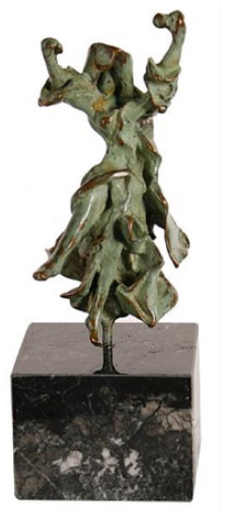 Carmen - Castanets Bronze with green patina by Salvador Dali