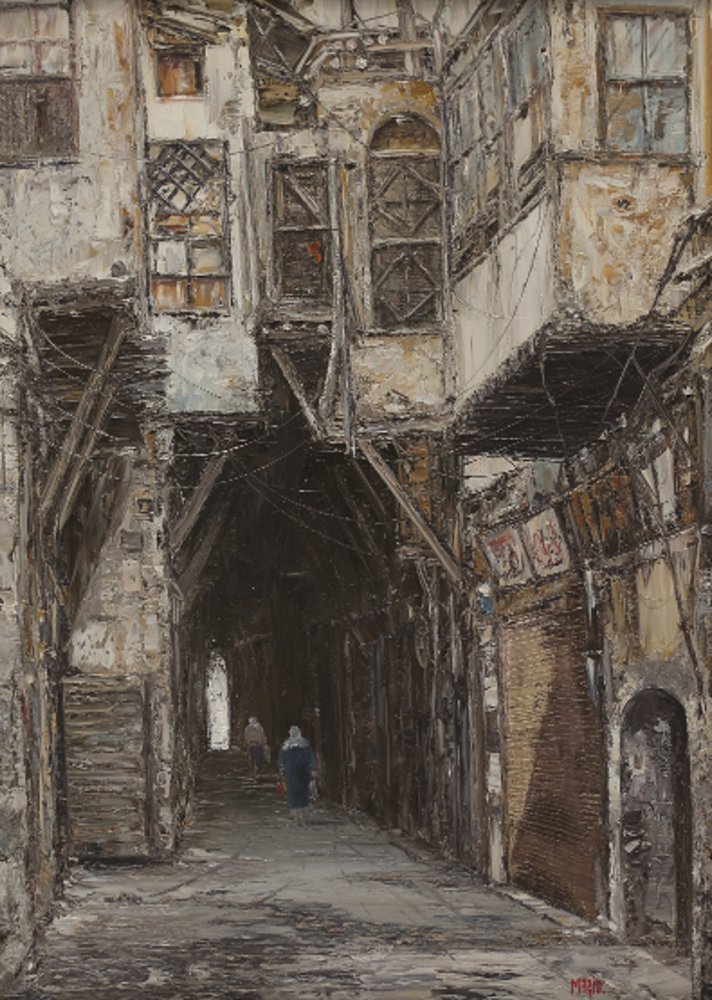Damascus Amara  Oil on canvas by Mario Mousalli