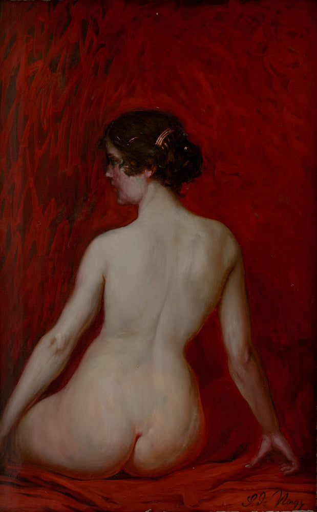 Desnudo Oil Painting  on canvas by Nagy, Segismundo